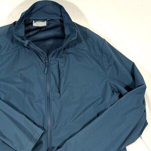 Mountain Warehouse Helix Men's Jacket XXL BLUE super light weight Soft Shell